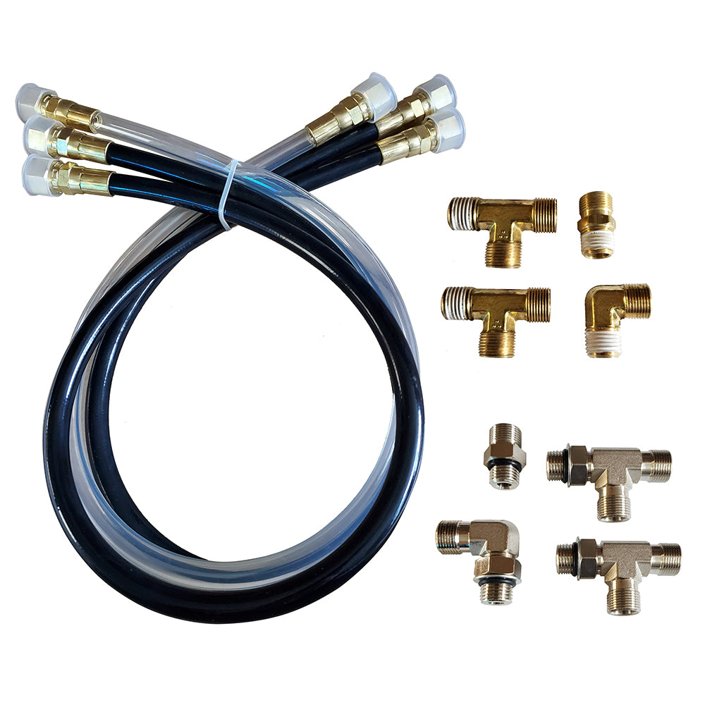 SITEX Autopilot Hydraulic Steering Installation Kit wHoses Fittings OC17SUK42